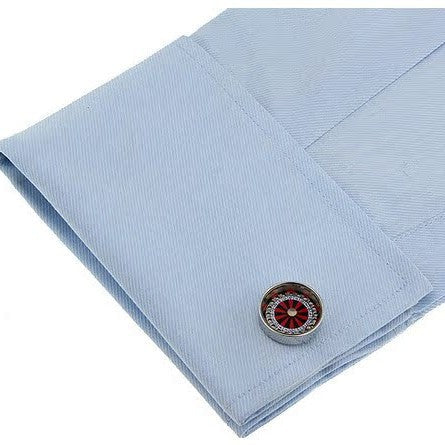 New Lucky Spin Round Cufflinks For Men