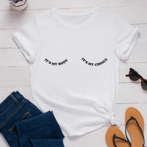 Womens Printed Summer Simple Casual Crew Neck T Shirt