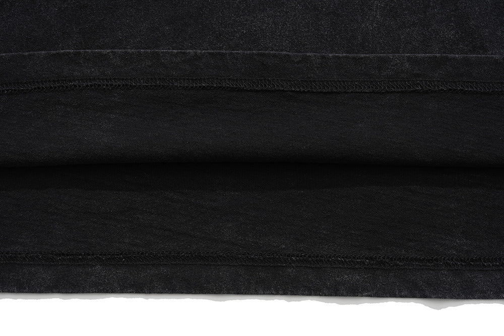 American Fashion Brand Washed Short Sleeve Shirt