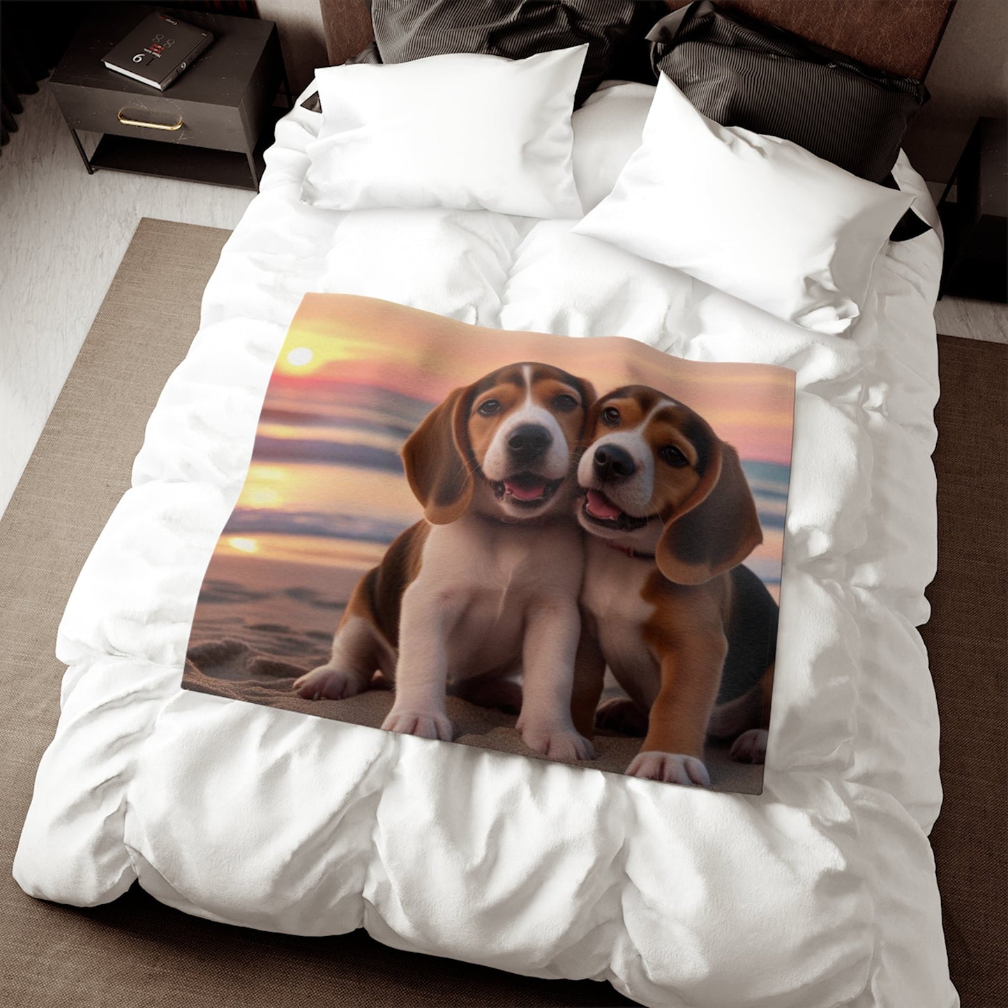 Couverture polaire – Jeté en polaire peluche, 2 options de tailles