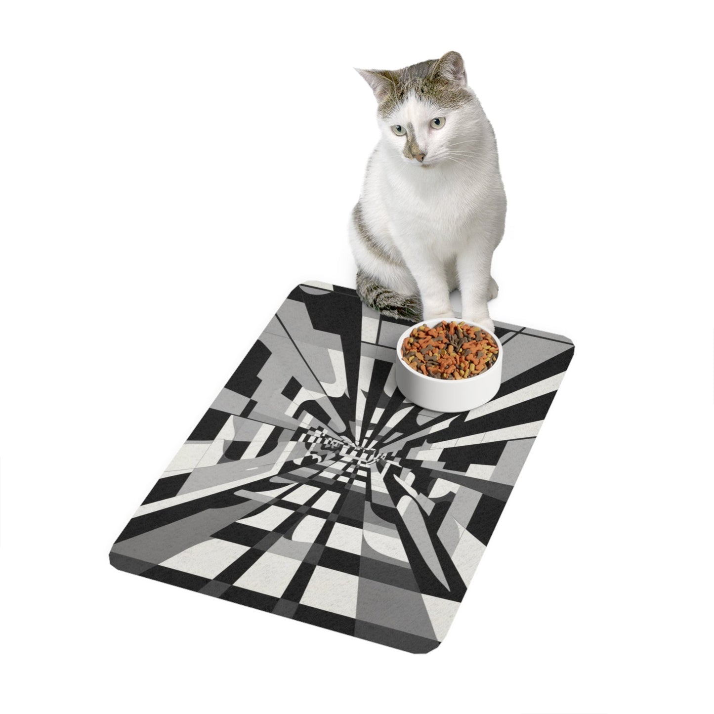 Tapis antidérapant pour animaux de compagnie – Tapis d'alimentation étanche pour chiens