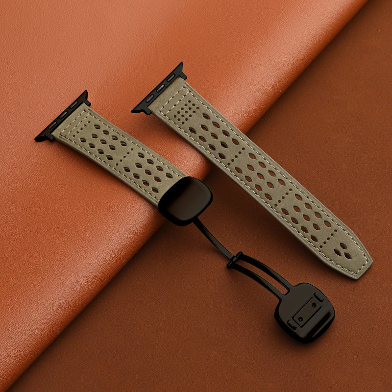 Magnetic-clasp Breathable Strap For IWatch