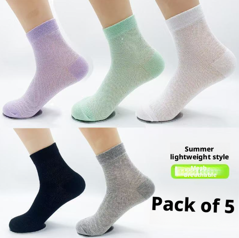 Socks-HY25 DO337-White-1 pair