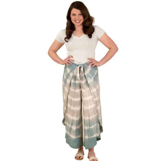 Tie-Dye Wrap Pants