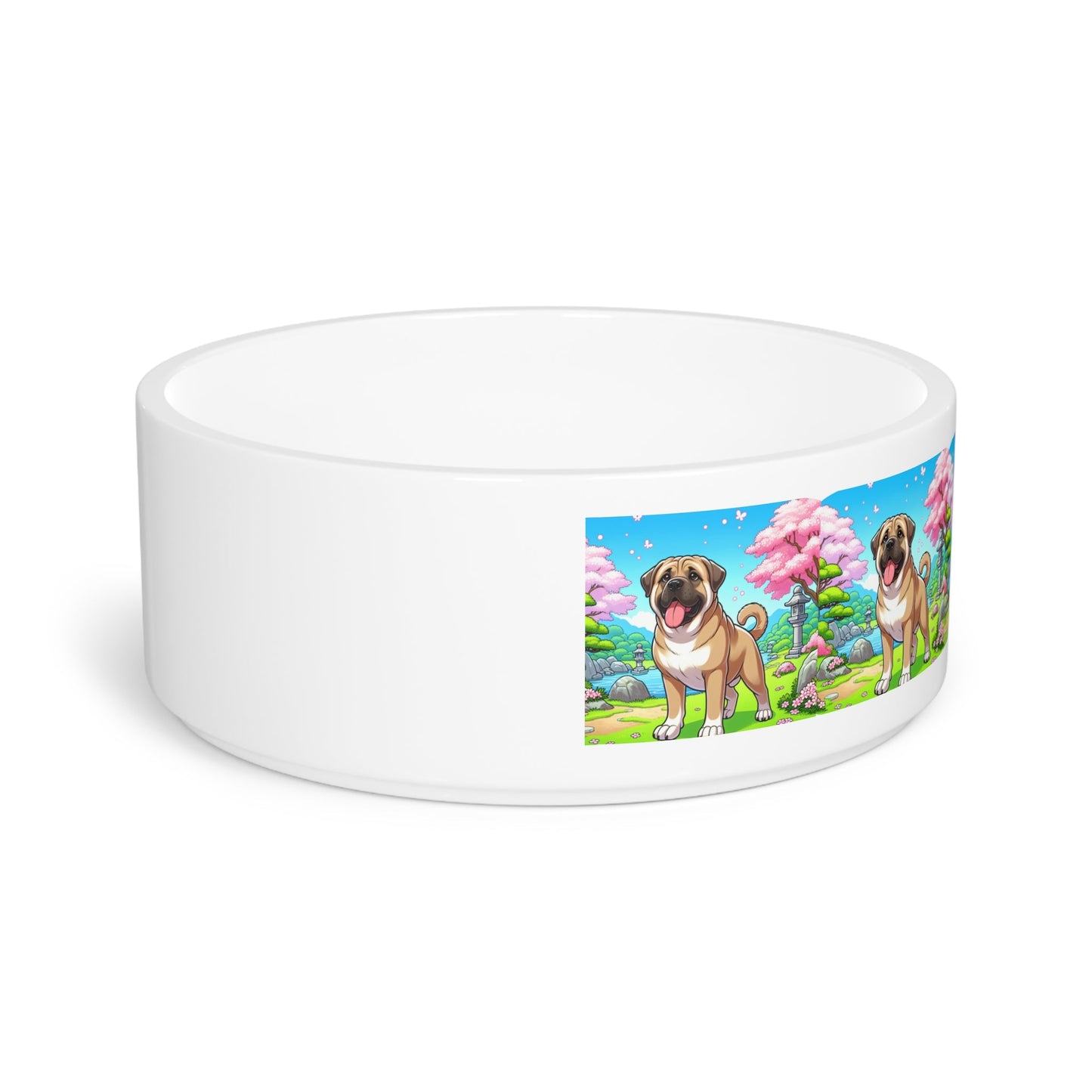 Ceramic Pet Bowl – 16 oz Dog Feeding Bowl