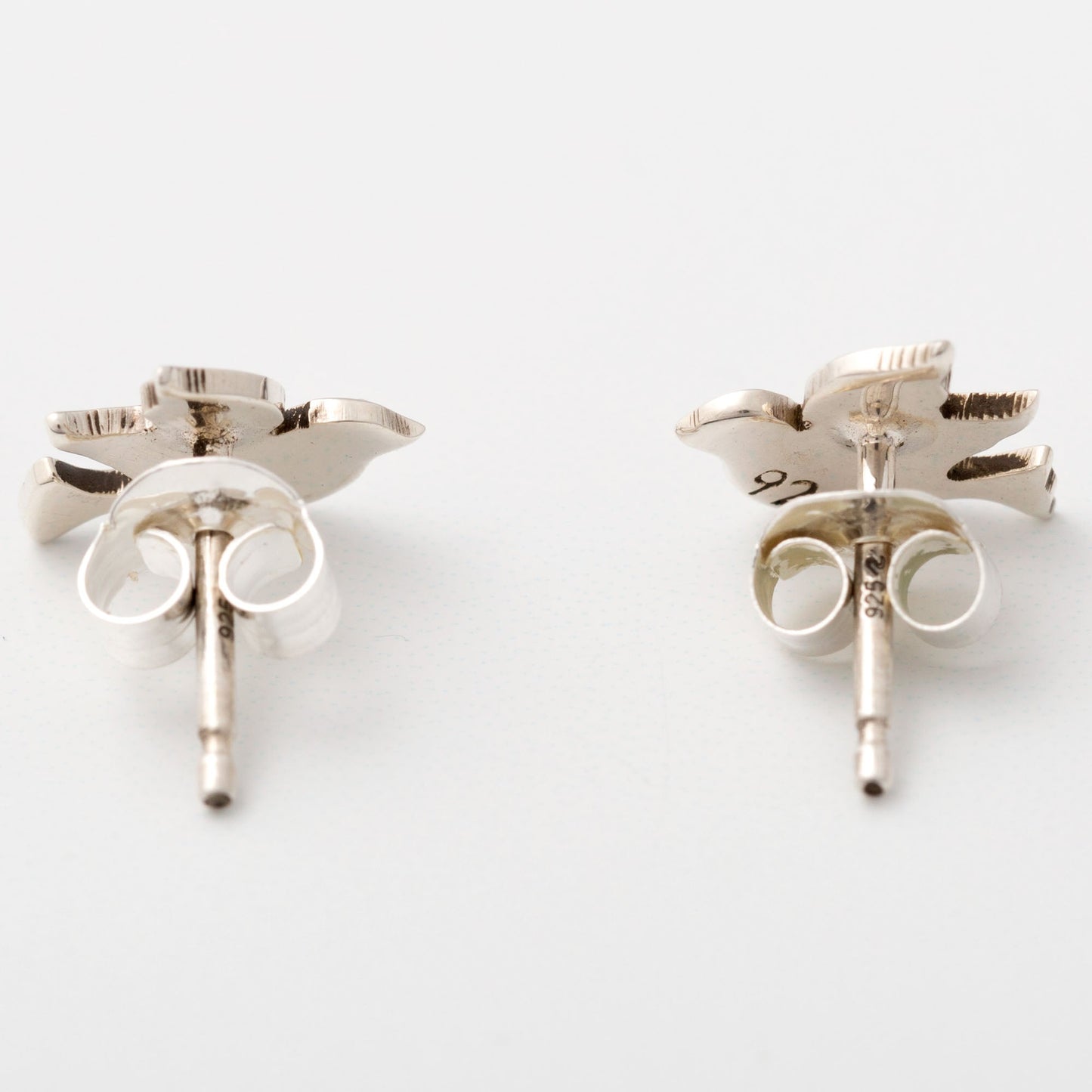 Dove Silhouette Sterling Earrings