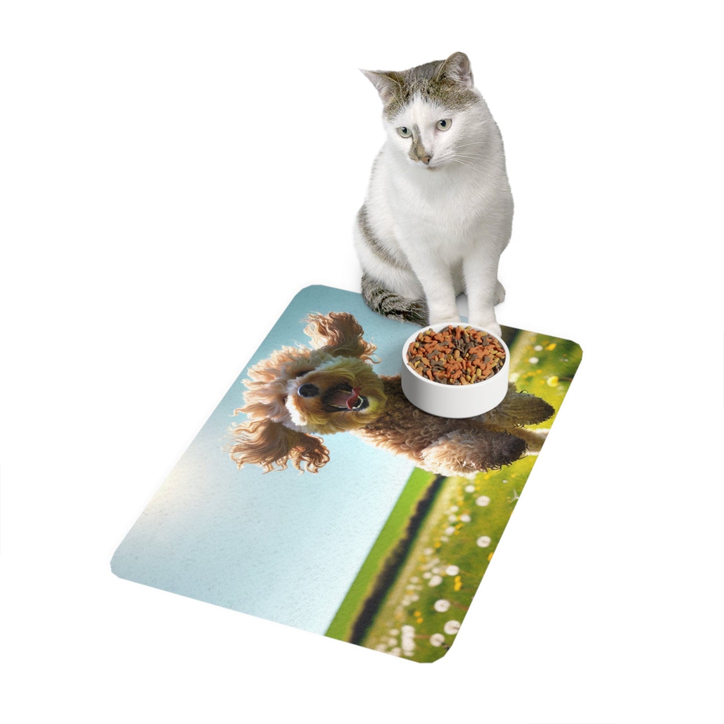 Non-Slip Pet Food Mat – Waterproof Feeding Mat for Dogs