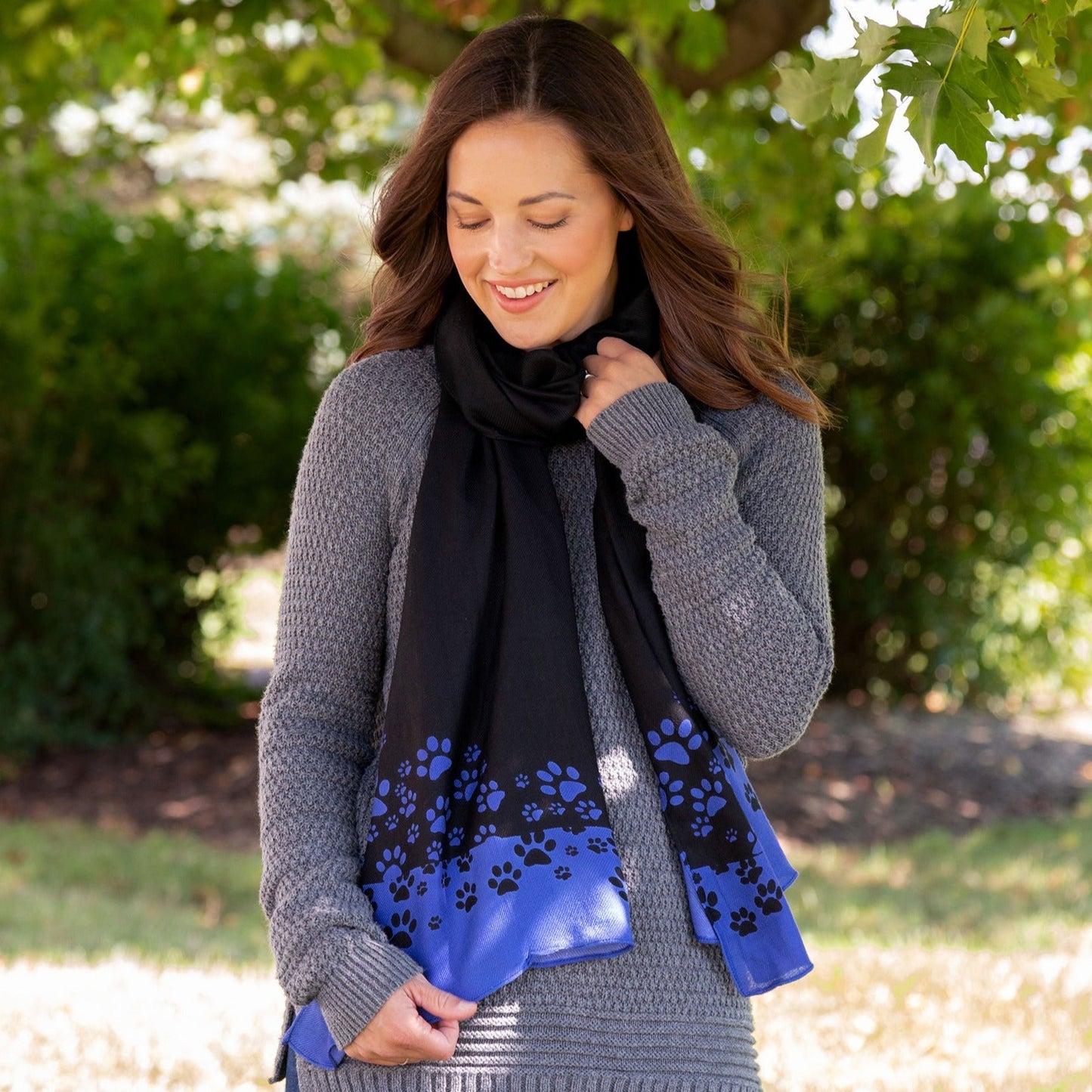 Falling Paws Twill Scarf