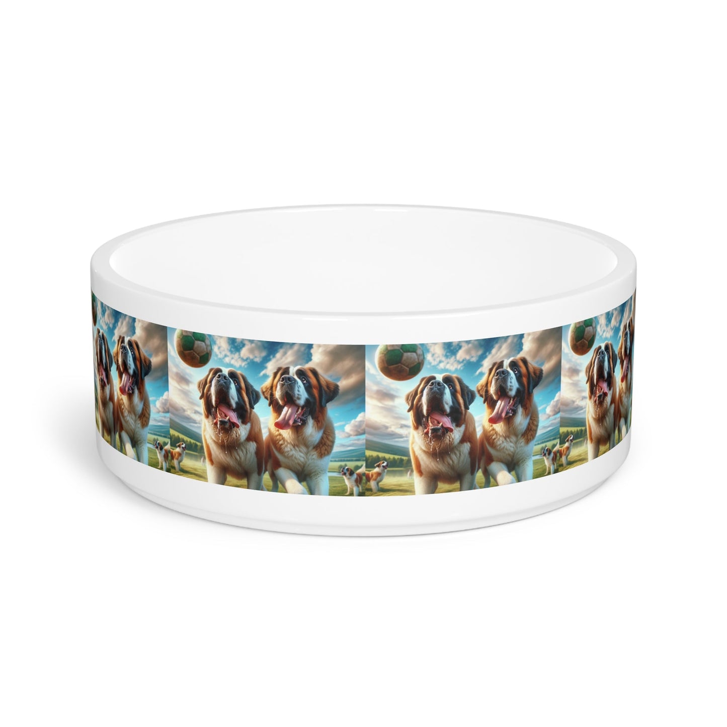 Ceramic Pet Bowl – 16 oz Dog Feeding Bowl