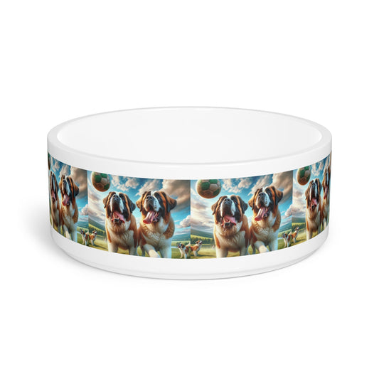 Ceramic Pet Bowl – 16 oz Dog Feeding Bowl
