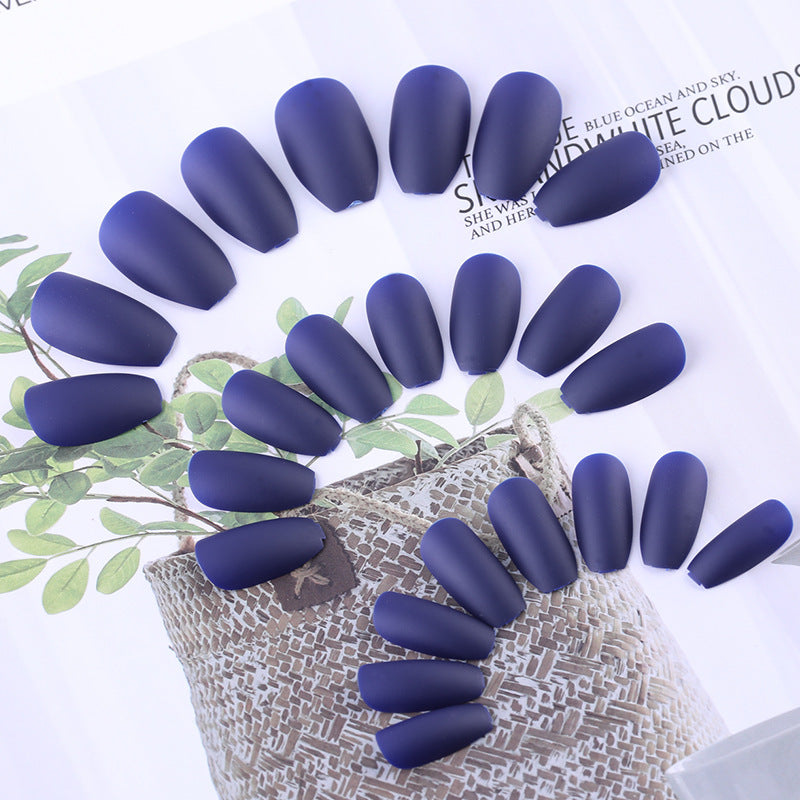 Frosted manicure patch
