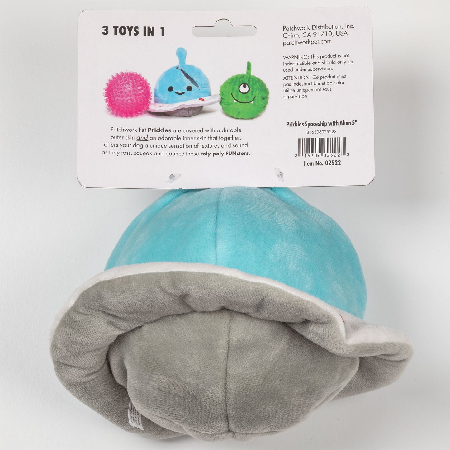 Patchwork Pet Spaceship with Alien 5-inch