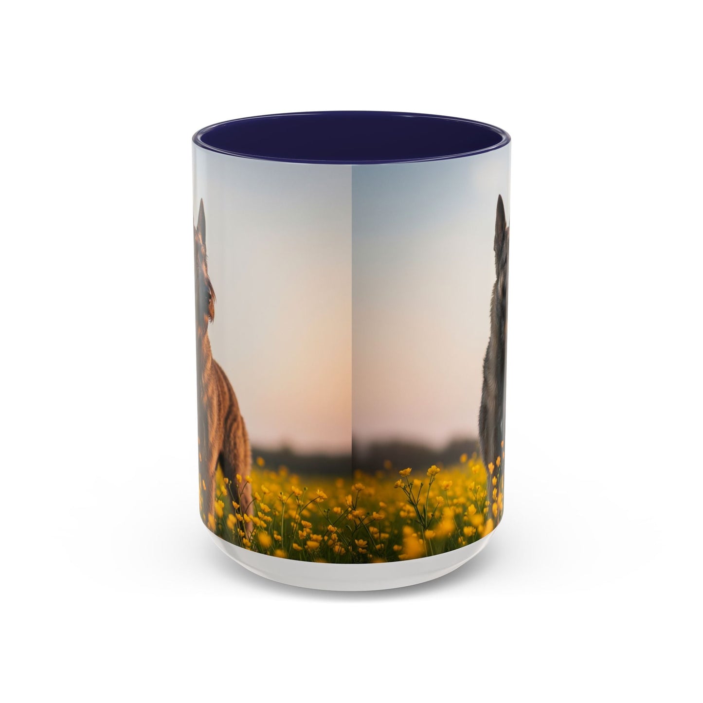 Keramiktasse mit Hunderassen-Motiv – 11 oz & 15 oz