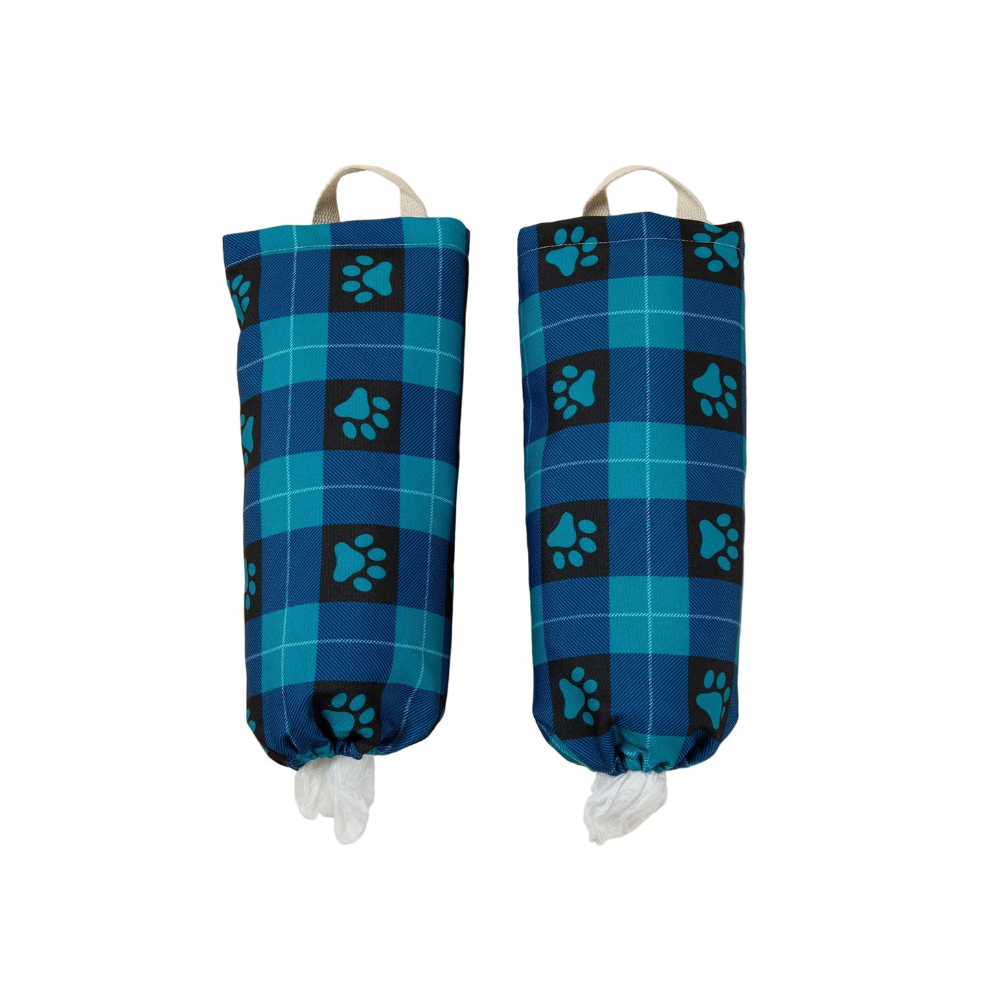 Paw Print Plastic Bag Holder - Set of 2
