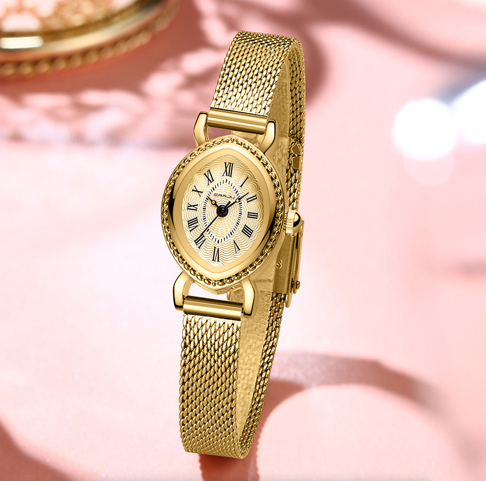 Women's Roman Numeral Waterproof Watch