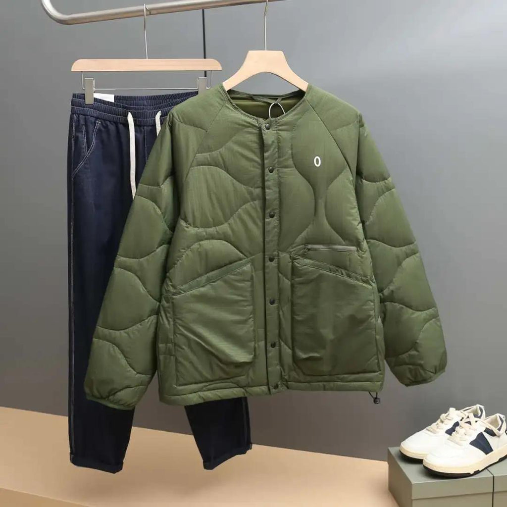 Mens Lightweight Sports-Style Down Jacket