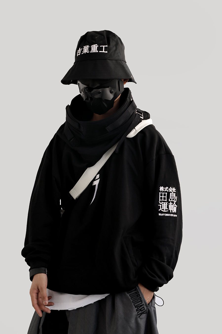 Sweat à capuche HiH6 Black I-Tech