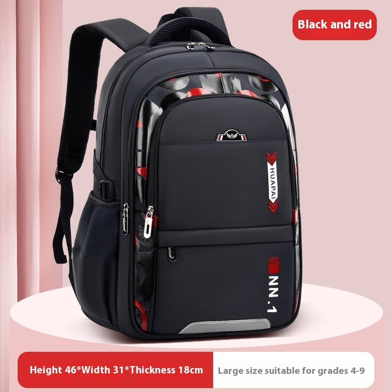 Children's Junior And Middle School Students Large Capacity Backpack