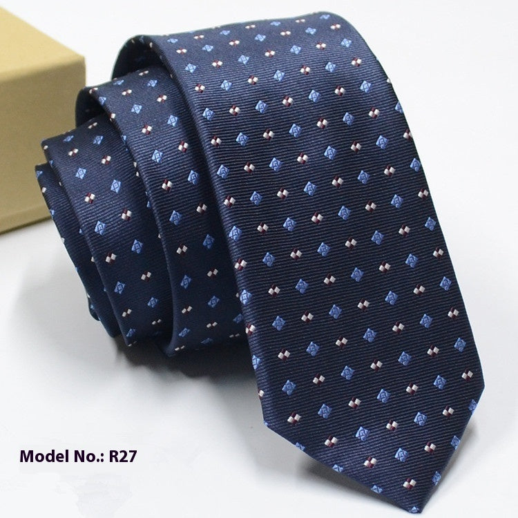 Fashion Exquisite Jacquard Tie Wedding Groom