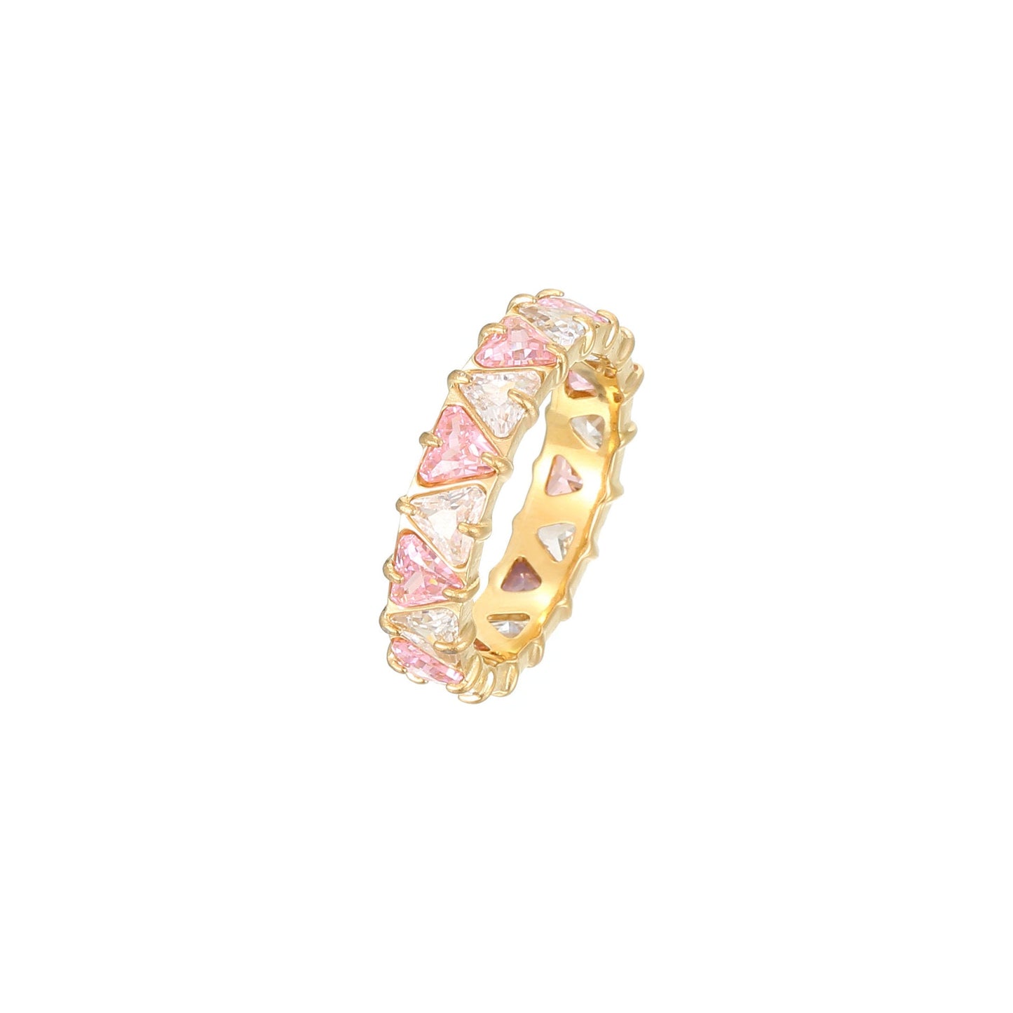 Fashionable Colorful Zircon Ring For Women