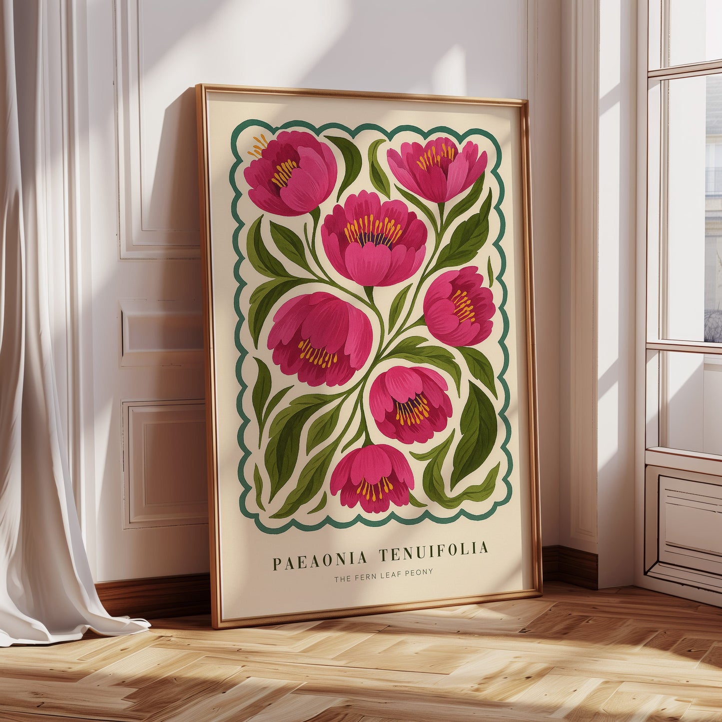Étude de pivoine n° 5 – Le soft power en pleine floraison