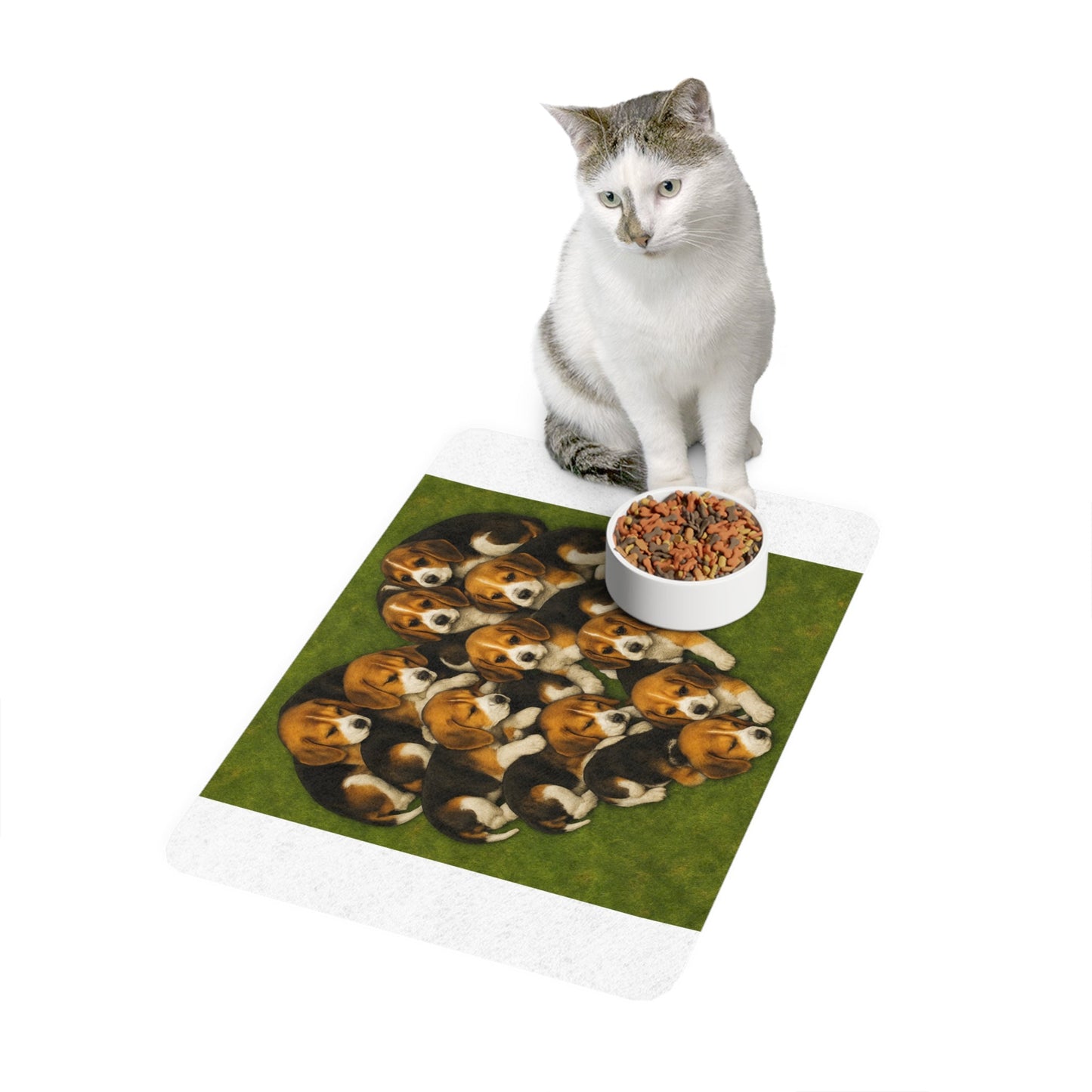 Tapis antidérapant pour animaux de compagnie – Tapis d'alimentation étanche pour chiens