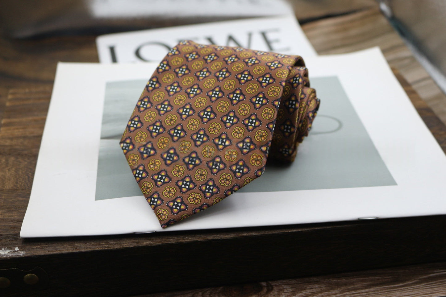 9cm Business Formal Wide-width Tie, Mens Vintage Style