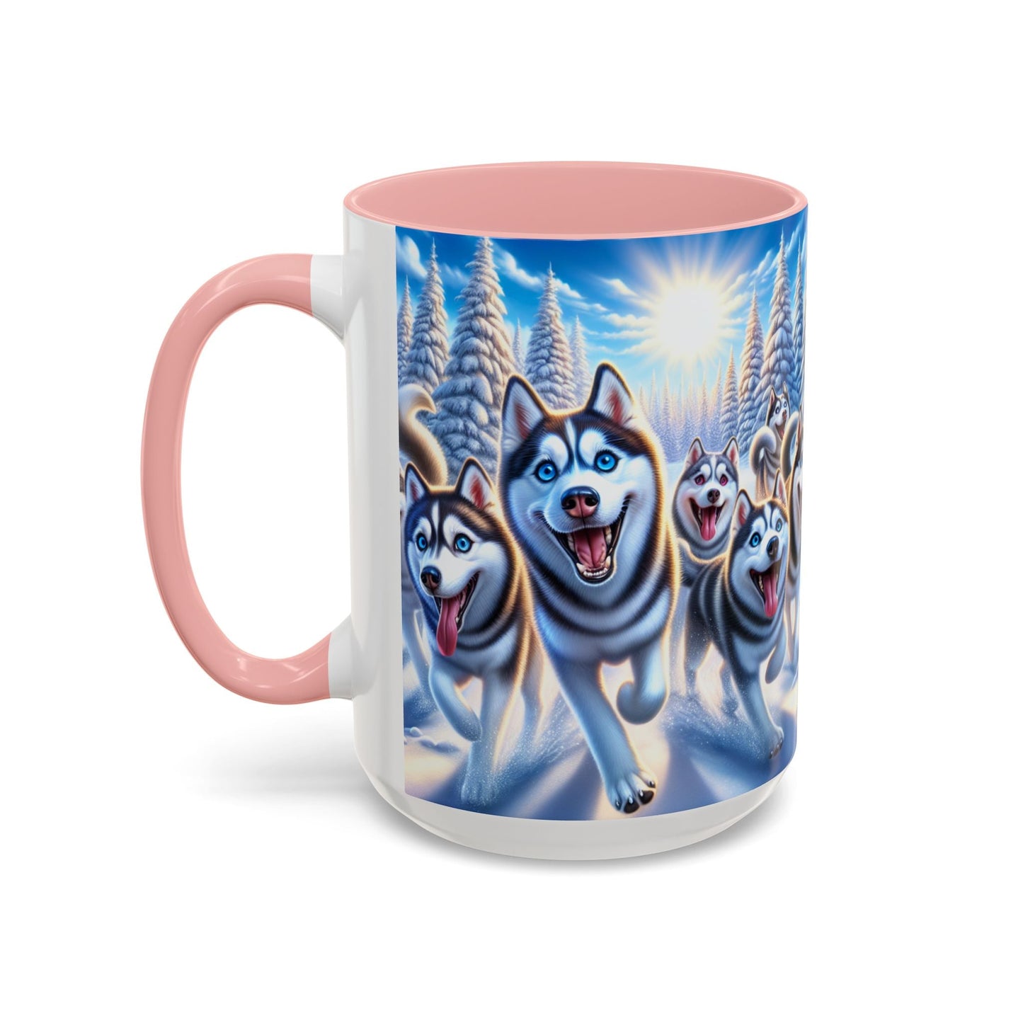 Keramiktasse mit Hunderassen-Motiv – 11 oz & 15 oz