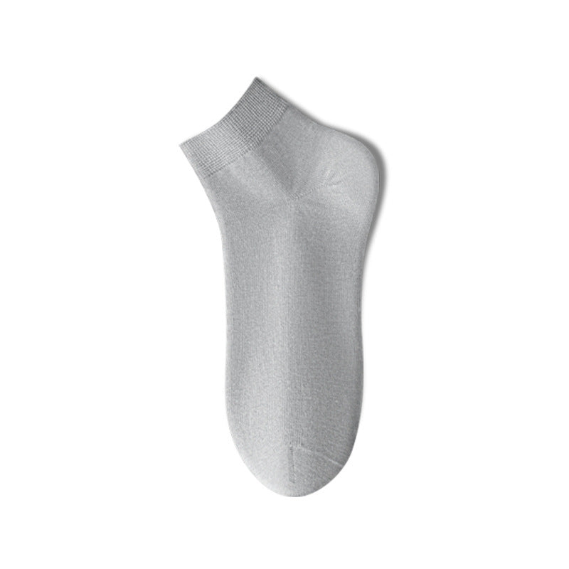 Men's Pure Cotton Odor-Resistant Sweat-Absorbent Mid-Calf Socks For Summer