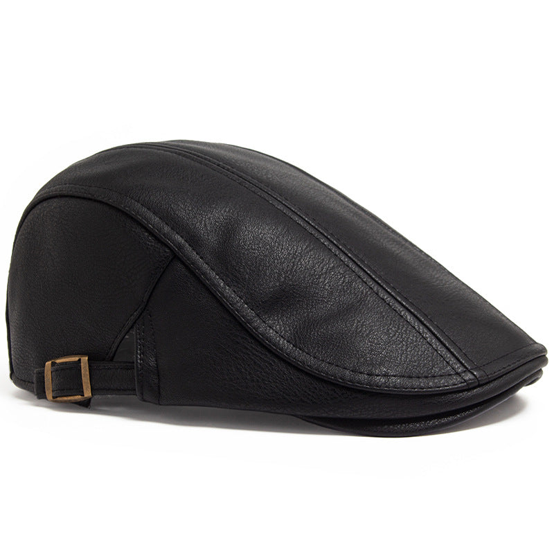Autumn And Winter Thick Casual Peaked Cap