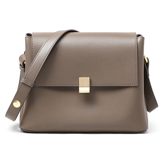 Genuine leather hobo messenger bag new trendy high-end shoulder bag 5155