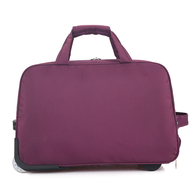 Oxford Cloth Trolley Bag Leisure Travel Folding Luggage