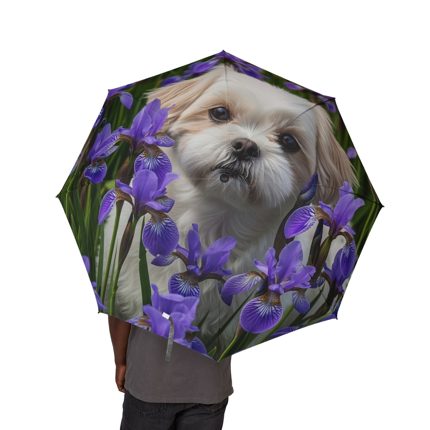 48" Semi-Automatic Umbrella – Windproof Large Travel Rain Umbrella