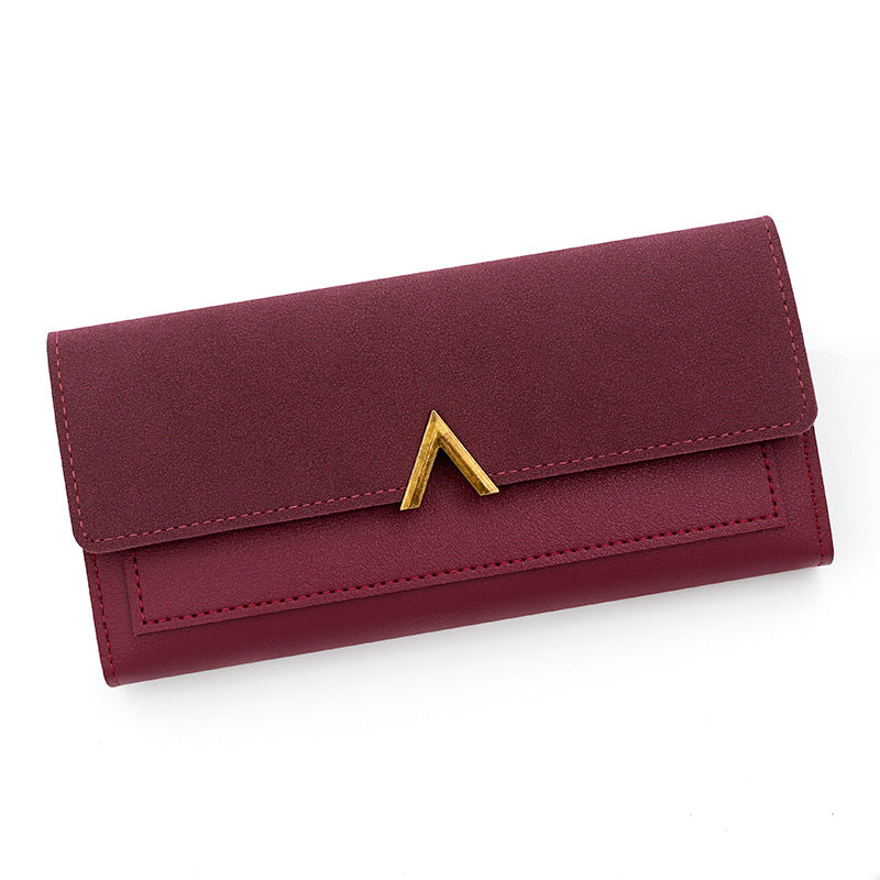 Fashionable Simple Long Wallet For Women