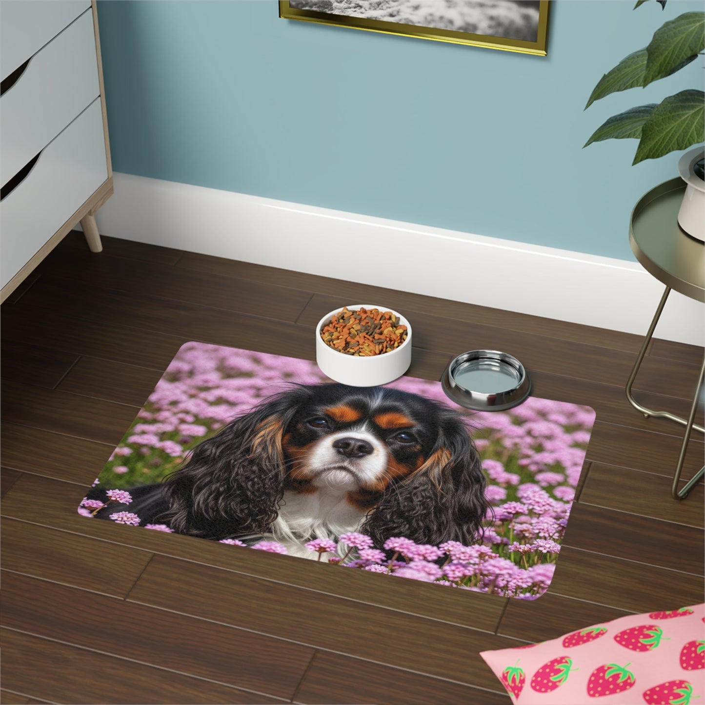 Tapis antidérapant pour animaux de compagnie – Tapis d'alimentation étanche pour chiens