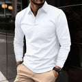 Fashionable Casual Mens Long-sleeve Shirt With A Fawn Embroidery