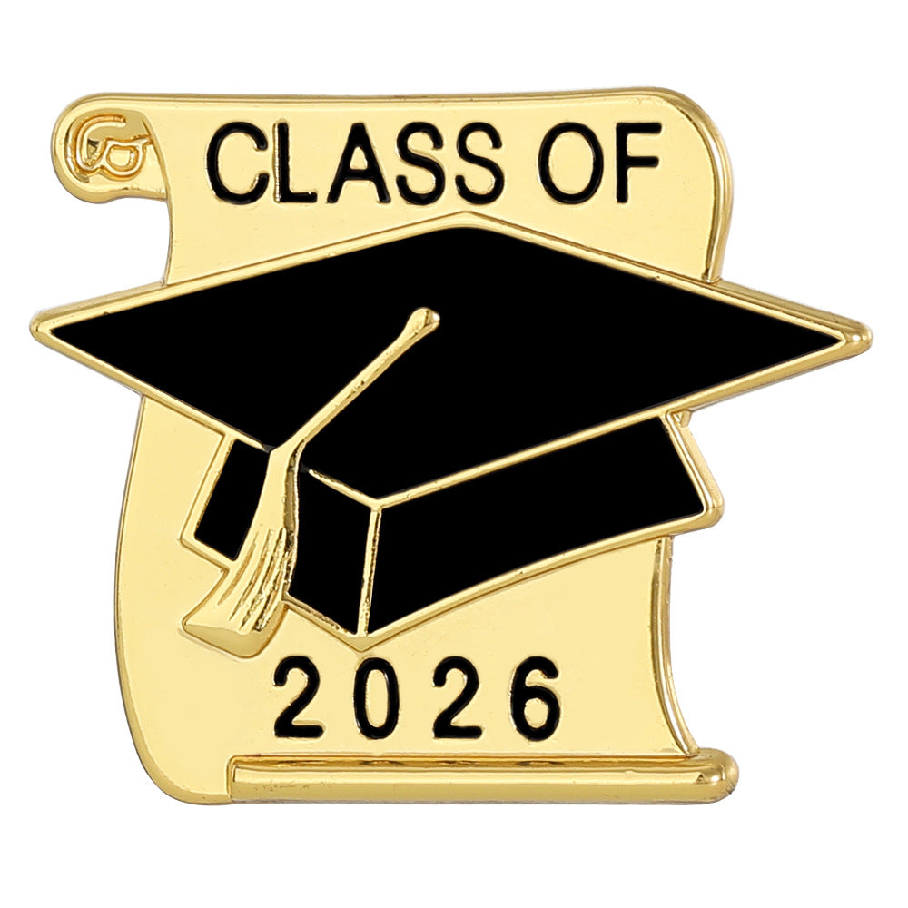 New Graduation Season Bachelors Cap Series Brooch Set