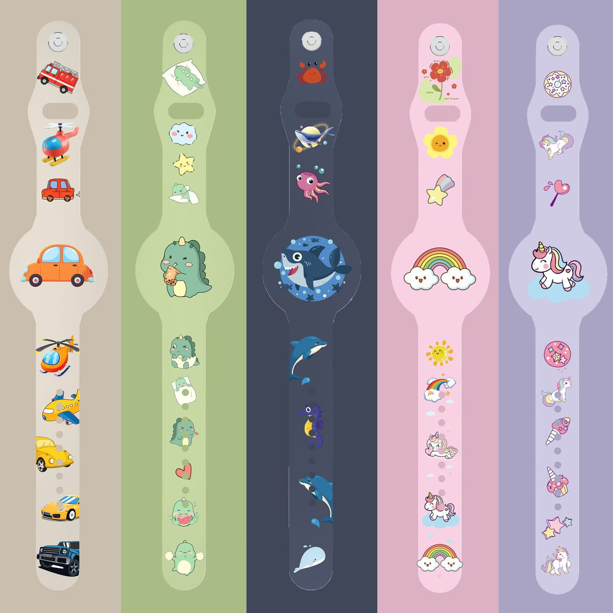 Cartoon Bracelet Anti-loss Alarm Device Locator Silicone Wristband