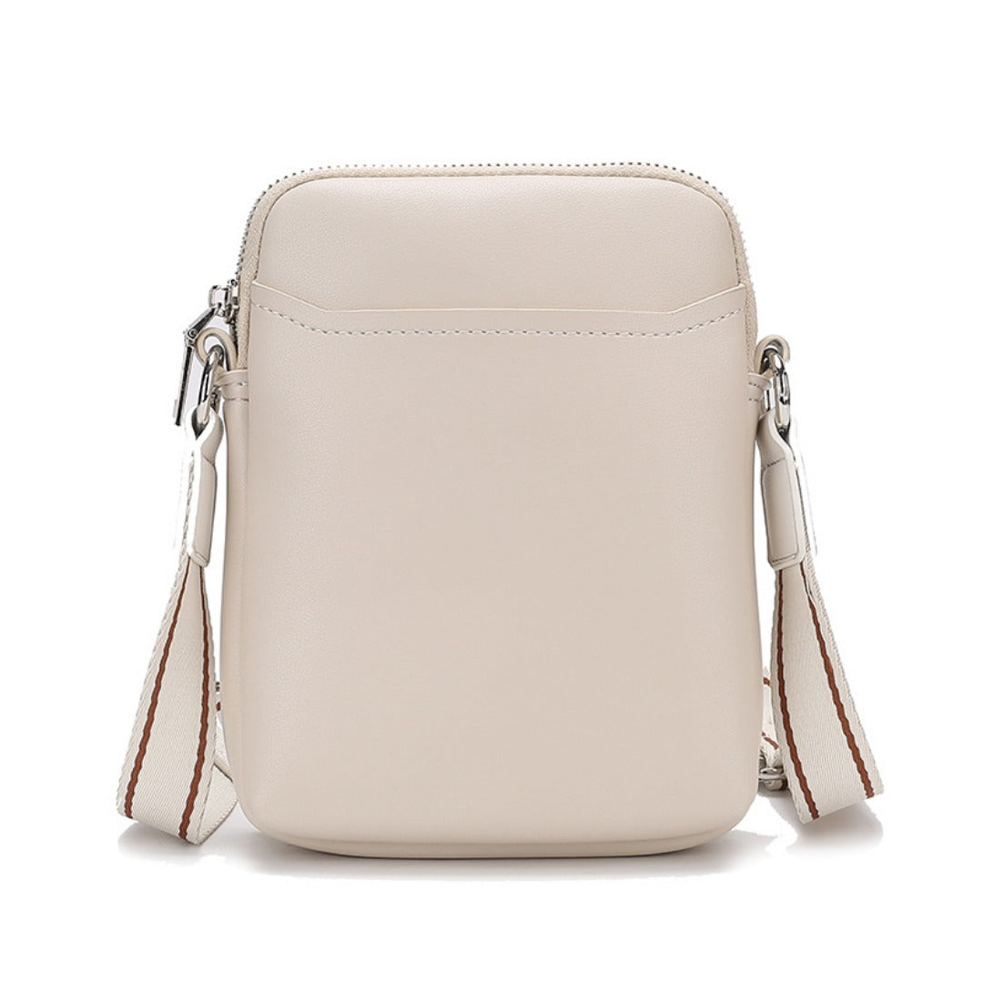 Elegant Women's Bag - Simple PU Soft Phone Bag, Compact Small Shoulder Crossbody Phone Purse
