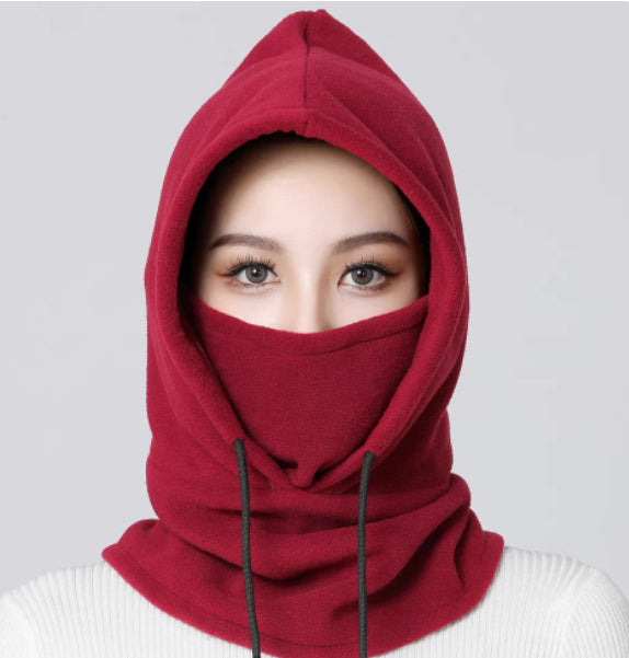Thickened All-in-one Hat Scarf And Mask With Ear Protectionkeeps You Warm And Blocks The Wind