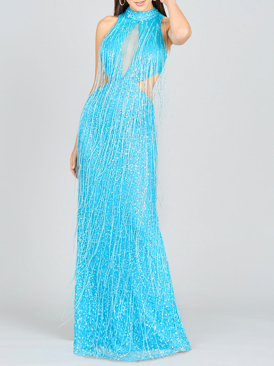 Carrie Fringe Perlenkleid - OUTLET