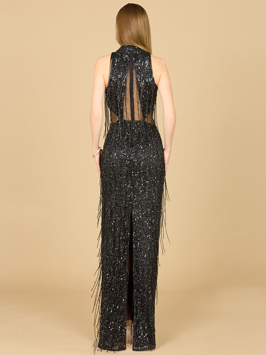 Carrie Fringe Perlenkleid - OUTLET