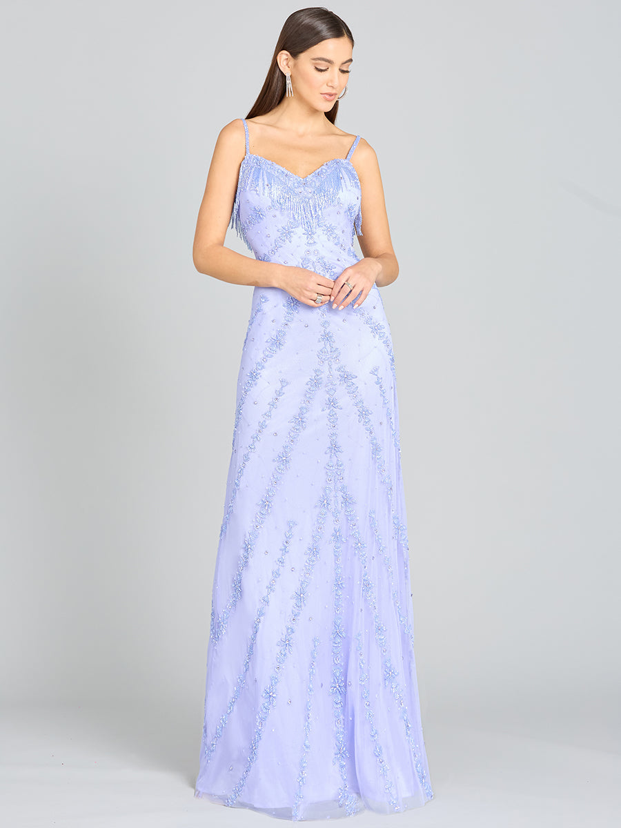Robe perlée bonbon