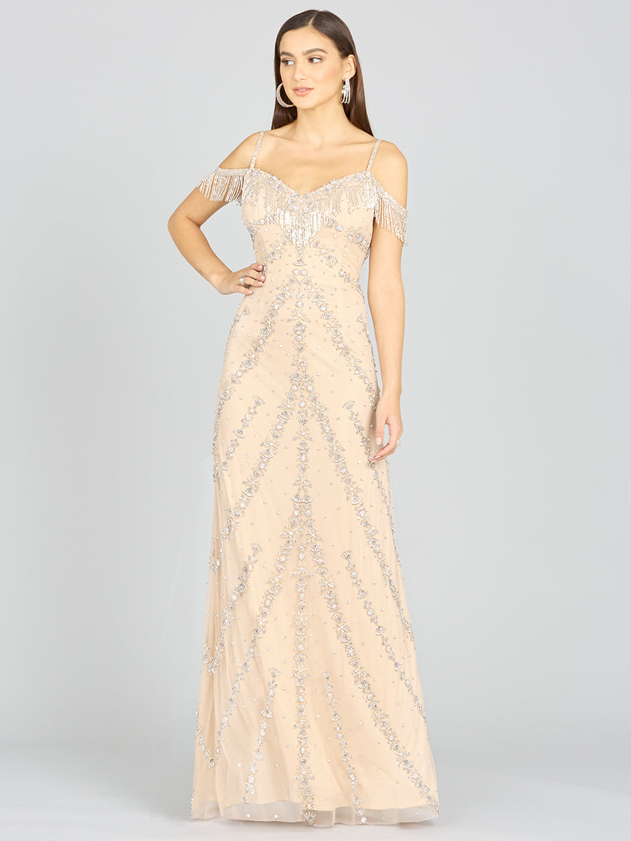 Robe perlée bonbon