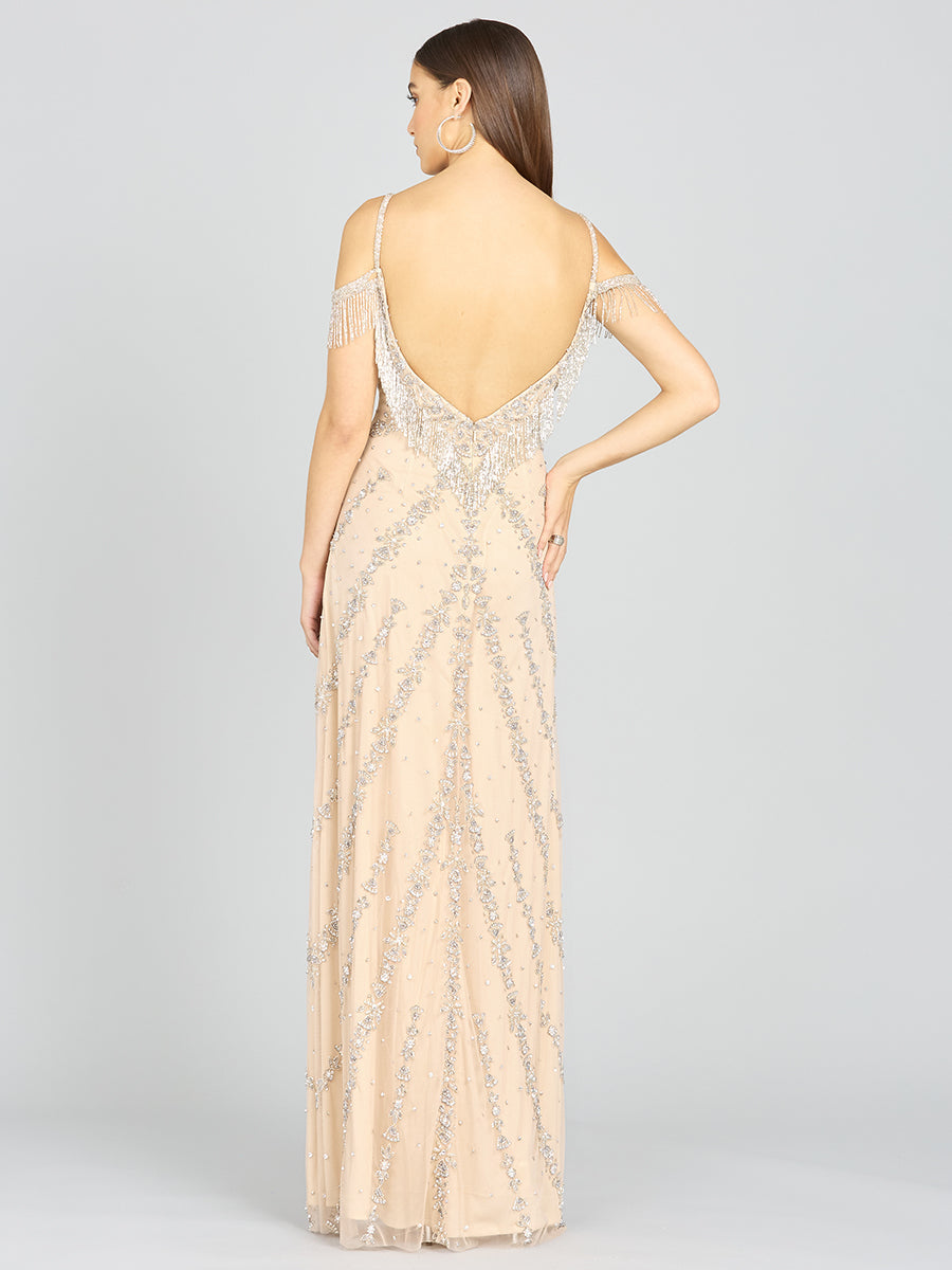 Robe perlée bonbon