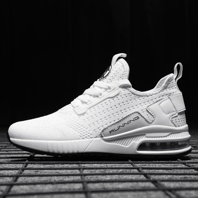 Womens Light Weight Running Sneakers Air Sole Breathable High Quality Sport Women Mesh Running Casual Slip On Flats Comfortable Walking Air Cushion Sneakers