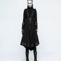 Punk-style Coat Short In The Front And Long In The Back With A Fitted Waist