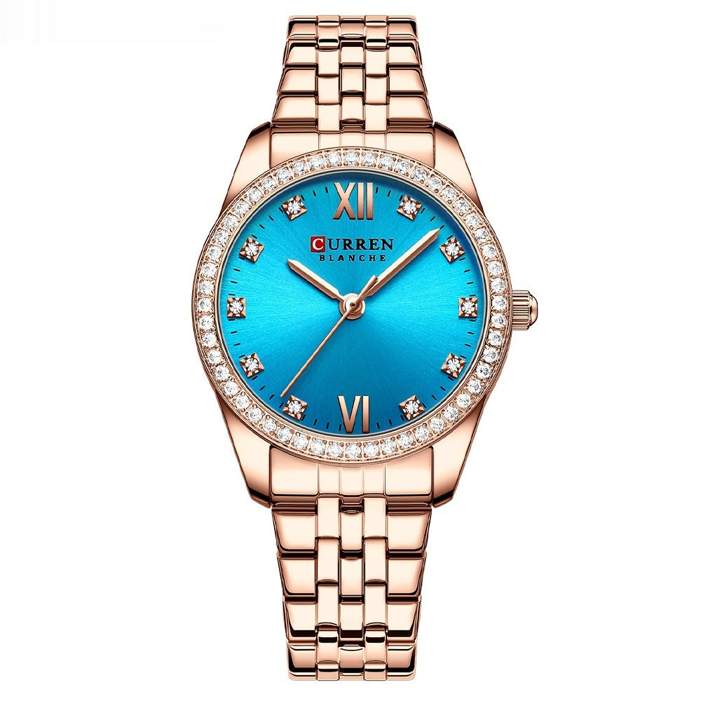 Women's Roman Numeral Waterproof Simple Watch