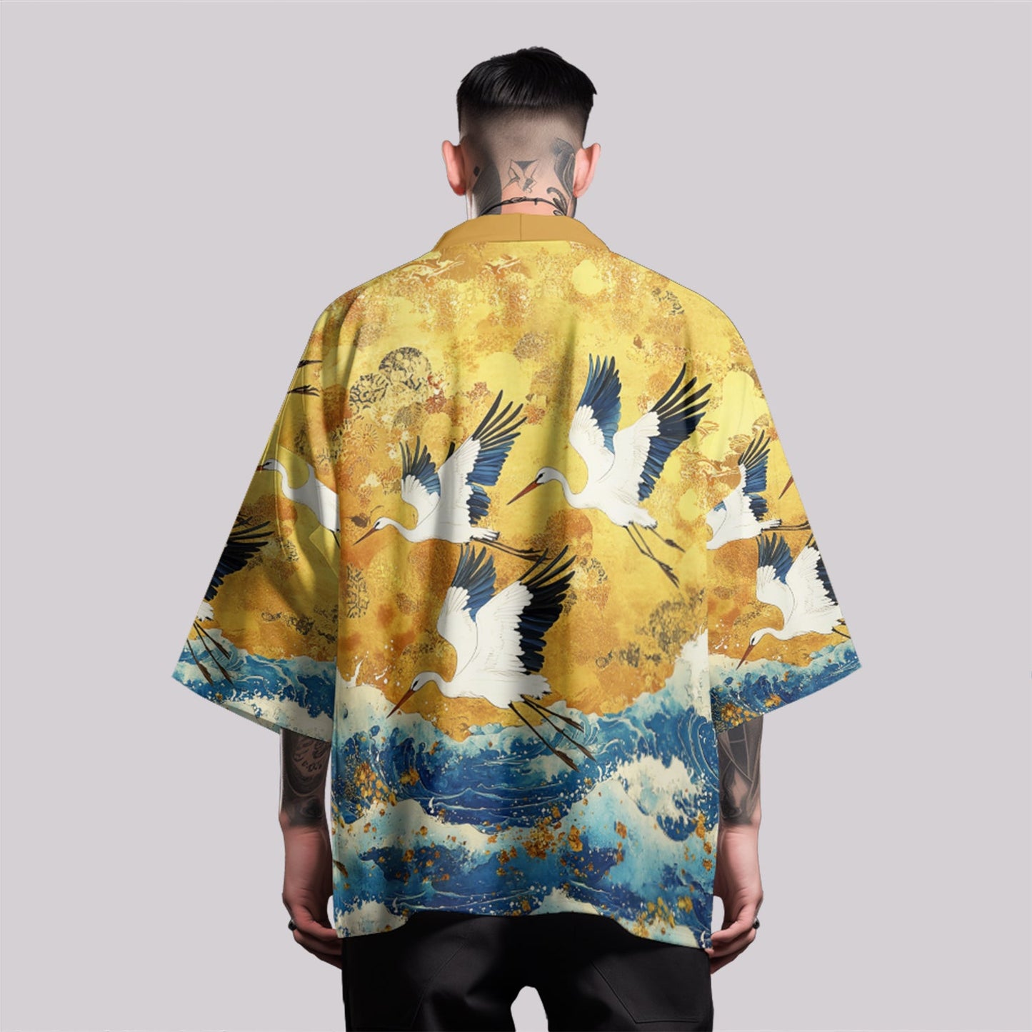 K21 Kimono Grues Dorées