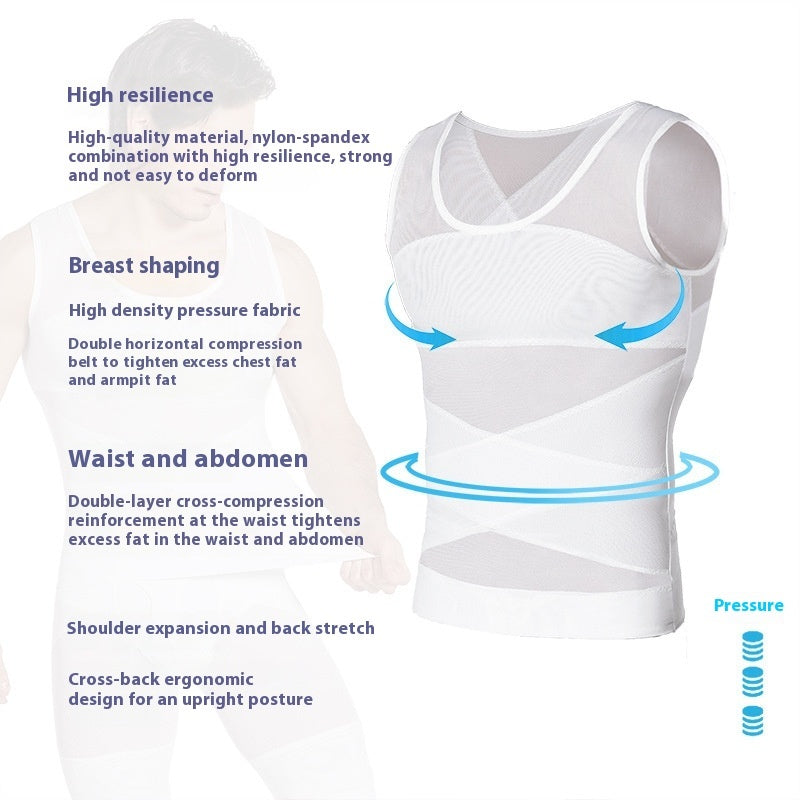 Men's Body Shapers Invisible Belly Shaping